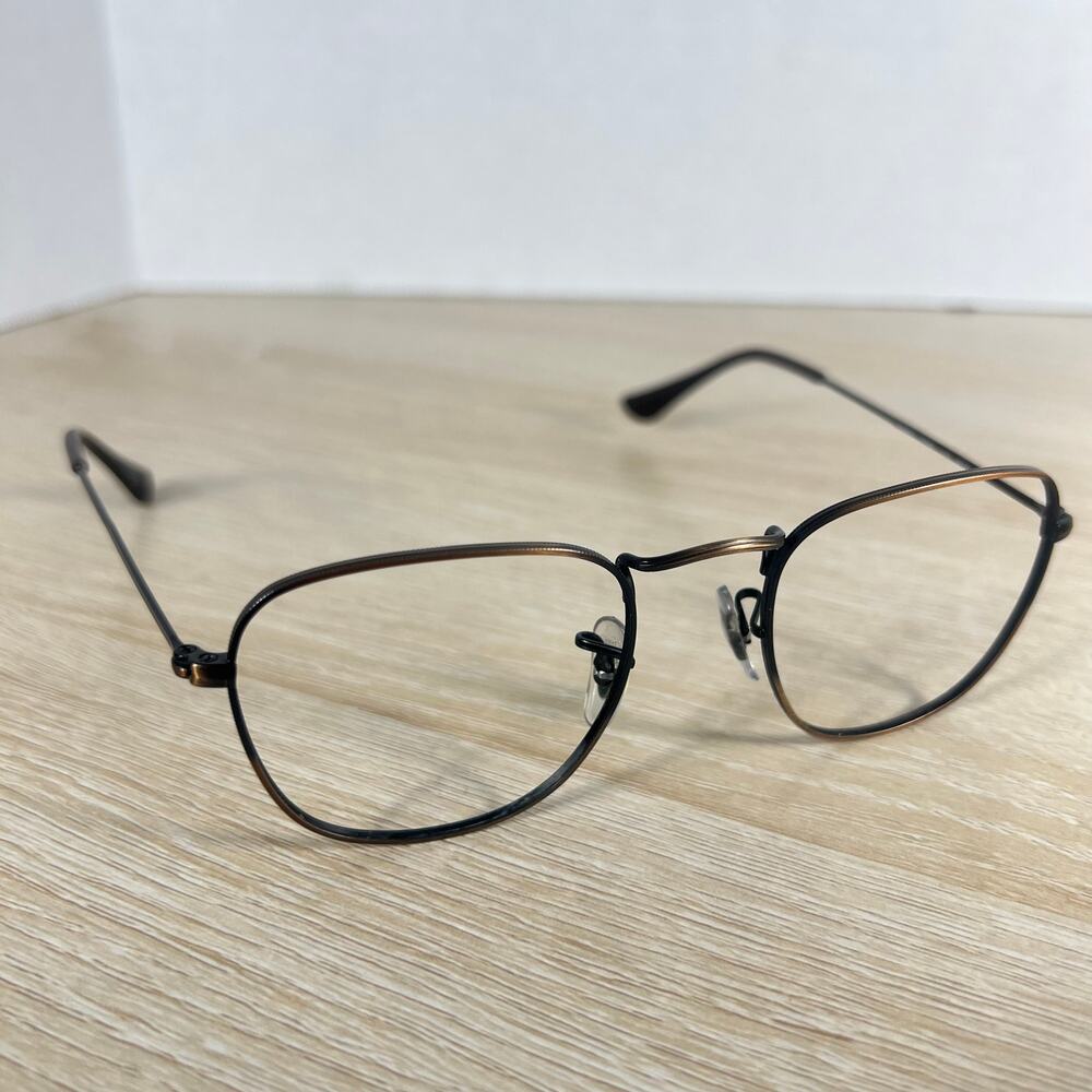 Ray-Ban RB3857V Frank 3120 Eyeglasses Bronze Metal Frames Only 48-20-140